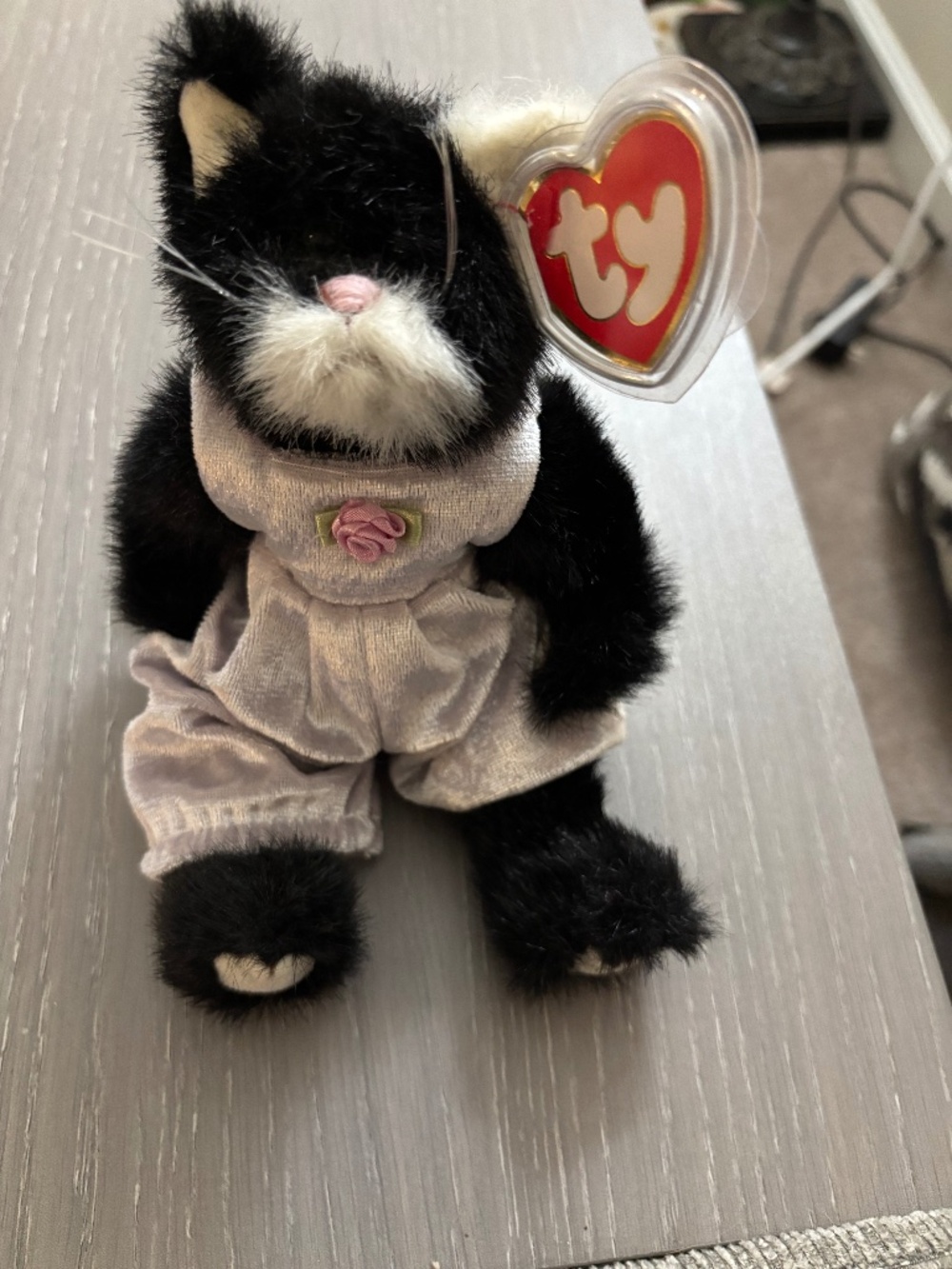TY beanie babies attic treasures Cat Purrcy